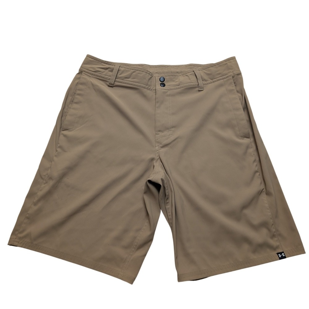 Under Armour HeatGear Shorts Mens 34 Loose Fit Hiking Athletic Stretch